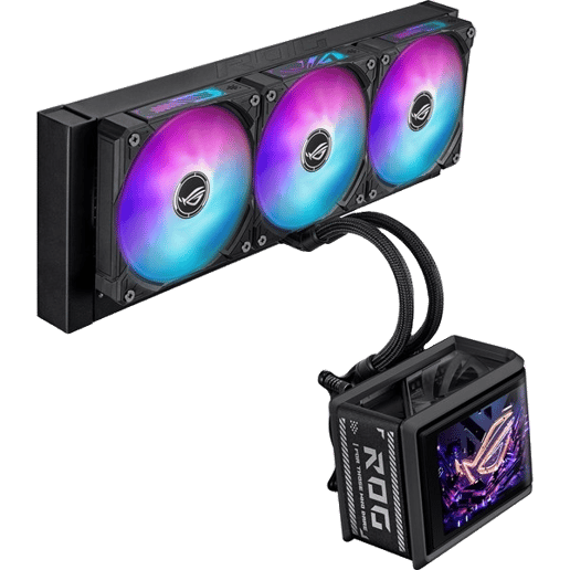 ASUS ROG Ryuo IV SLC 360 ARGB 360mm Liquid CPU Cooler in Black